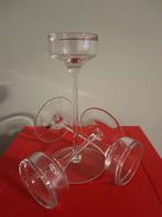 P. AMSELL/B.WESSLANDER. —. VINTAGE KANDELAARS(set).., Ophalen of Verzenden, Overige materialen, Minder dan 25 cm