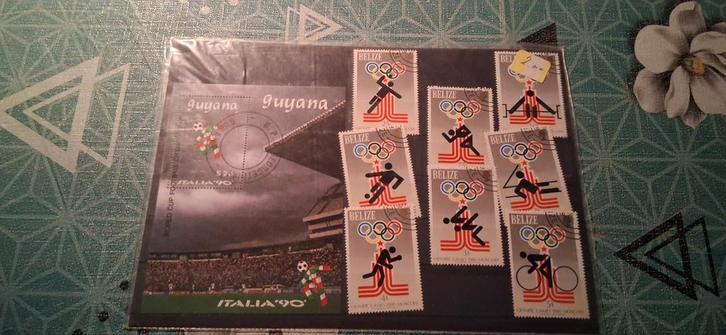 Postzegels: Italia '90 & Olympische Spelen, Postzegels en Munten, Postzegels | Volle albums en Verzamelingen, Nederland en Buitenland