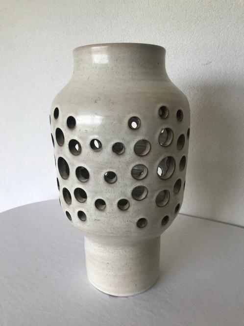 Vintage Aardewerk Lamp Vaas Jaren 60 70 Design Retro, Antiek en Kunst, Curiosa en Brocante, Ophalen of Verzenden
