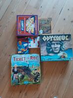 Odysseus, ticket to ride, Isis en o, make a break, mozaa, Hobby en Vrije tijd, Gezelschapsspellen | Kaartspellen, Ophalen of Verzenden