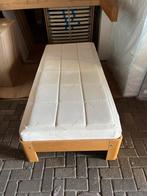 Auping Auronde 90x200cm vlak + Tempur matras, Ophalen, Gebruikt, 90 cm, Eenpersoons