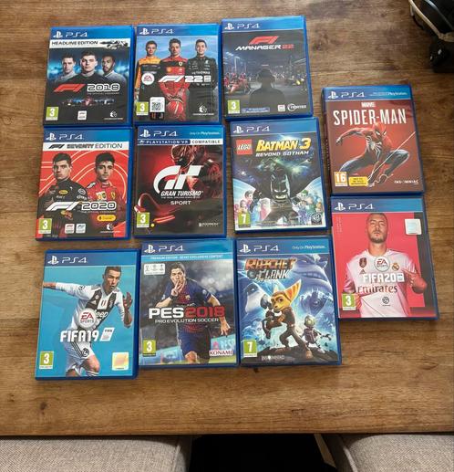 PS4 Games - 11 stuks + Controller bij aankoop alles, Spelcomputers en Games, Games | Sony PlayStation 4, Gebruikt, Sport, Vanaf 3 jaar