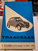 Vraagbaak Citroën 3CV Azam 6, Ophalen of Verzenden