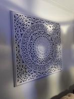 Handgesneden houten wandpaneel, Ophalen, Zo goed als nieuw