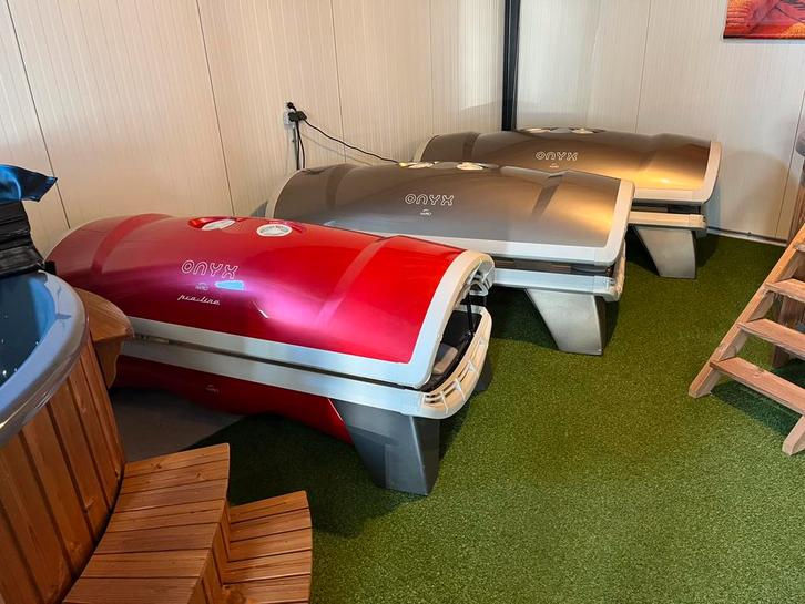 Hapro Onyx Proline Refurbished zonnebanken goede lampen, Witgoed en Apparatuur, Zonnebanken en Gezichtsbruiners, Refurbished, Zonnebank dubbelzijdig