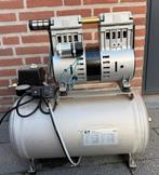 Super Stille Compressor met RVS Tank, Doe-het-zelf en Verbouw, Compressors, Ophalen, Gebruikt, 6 tot 10 bar, Minder dan 200 liter/min