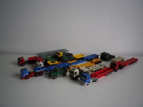 Lot Kibri zwaar transport voertuigen., Hobby en Vrije tijd, Modelauto's | 1:87, Gebruikt, Bus of Vrachtwagen, Overige merken, Ophalen of Verzenden