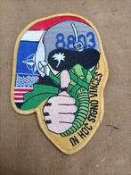 Vlieger patch jaren 80 in top staat, Embleem of Badge, Nederland, Luchtmacht, Verzenden