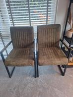 Twee groene Parantino stoelen, Huis en Inrichting, Stoelen, Ophalen, Zo goed als nieuw, Overige kleuren, Twee
