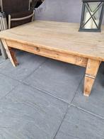 Teaktafel 0.80 bij 1.20cm met opberglade, Huis en Inrichting, Tafels | Salontafels, Ophalen, Gebruikt, 50 tot 100 cm, Minder dan 50 cm
