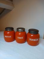 Vintage Koffie, Thee, Suiker Potten, Ophalen of Verzenden, Gebruikt