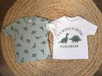 T-shirts dino’s H&M maat 86, H&M, Ophalen of Verzenden, Zo goed als nieuw, Jongetje