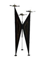 Vintage Hoge vloerkandelaar in brutalist stijl, jaren '70, Vintage, Gebruikt, Vintage, Vintage