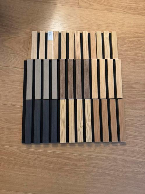 Lattenwand / akoestische wandpanelen sample set, Doe-het-zelf en Verbouw, Platen en Panelen, Nieuw, Hout, Minder dan 20 mm, Ophalen