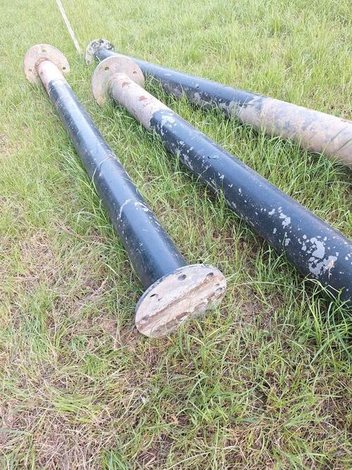 Pilaren/palen uitbouw carpoort, l -2.78M ( € 200,00), Doe-het-zelf en Verbouw, Metalen, Gebruikt, IJzer, Ophalen