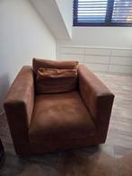 Fauteuil cognac, Huis en Inrichting, Ophalen, Eenpersoons, 75 tot 100 cm, Zo goed als nieuw