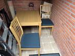 IKEA tafel met twee stoelen, Huis en Inrichting, Tafels | Eettafels, Ophalen, Gebruikt, 50 tot 100 cm, Tot twee personen