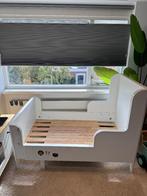 Kinder/peuterbed wit meegroeibed Busunge IKEA, Ophalen, Gebruikt, 70 tot 85 cm, Lattenbodem