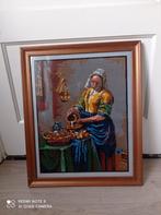 Vintage gebroderd schilderij 56 x 46 CM, Ophalen of Verzenden