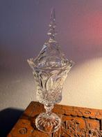 Kristallen bonbonnière met deksel, Antiek en Kunst, Antiek | Glas en Kristal, Ophalen of Verzenden