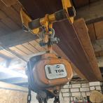 Handtakel 1 ton, Doe-het-zelf en Verbouw, Lieren en Takels, Ophalen, Gebruikt, Handmatig