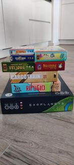 Spellenpakket: Exoplanets, Rifugio, Cargotrain, Vrijdag..., Een of twee spelers, Ophalen of Verzenden, Nieuw, Diverse