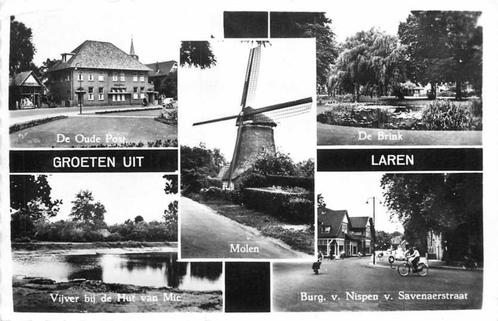 (300-161-033) Laren Groeten uit, Verzamelen, Ansichtkaarten | Nederland, Noord-Holland, Verzenden