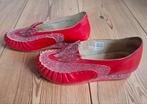 Vintage rode "Jan Jansen" dames schoenen. Mt.39., Kleding | Dames, Schoenen, Instappers, Jan Jansen, Ophalen of Verzenden, Gedragen