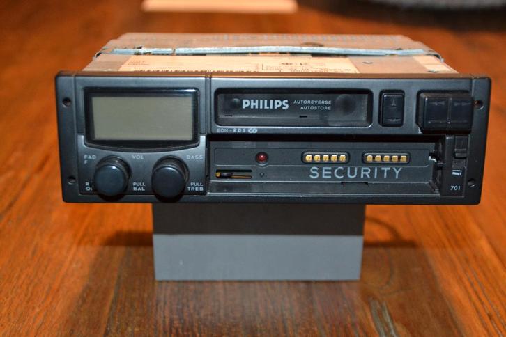 Philips DC 701 radio/cassette incl. boekje MIST FRONTJE, Auto diversen, Autoradio's, Gebruikt, Ophalen of Verzenden