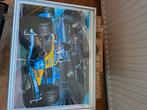 Handgeschilderd Formule 1 Kunstwerk, Antiek en Kunst, Kunst | Schilderijen | Klassiek, Ophalen of Verzenden