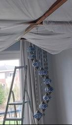 Oosterse/Turkse Plafonnière Hanglamp set 9 bollen
Blauw, Ophalen of Verzenden, Zo goed als nieuw, Glas, Oosters