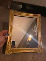 Gouden spiegel, Antiek en Kunst, Antiek | Spiegels, Ophalen, Rechthoekig