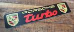 PORSCHE Turbo -  showroom  kentekenplaat - reclamebord, Ophalen of Verzenden, Auto's