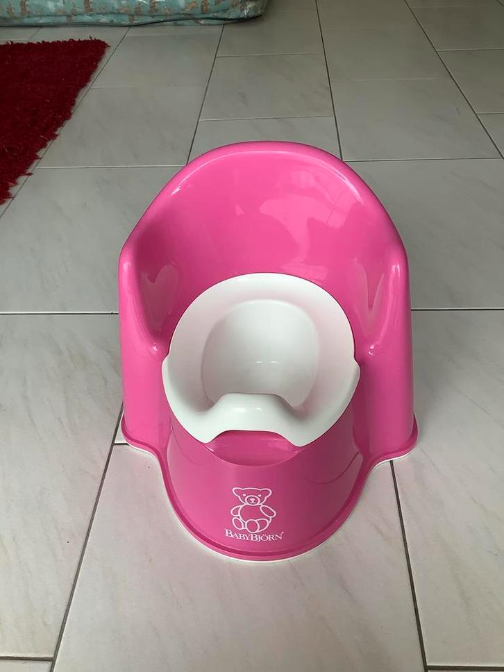 Roze BabyBjörn Peuterpotje, Kinderen en Baby's, Badjes en Verzorging, Zo goed als nieuw, Overige typen, Bébé-jou, Standaard, Ophalen