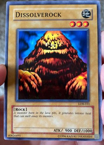 Yu-Gi-Oh! Dissolverock LOB Old US Wavy Print ! beschikbaar voor biedingen