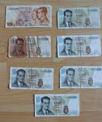 papiergeld bankbiljetten Belgie, Postzegels en Munten, Bankbiljetten | Europa | Niet-Eurobiljetten, Setje, Ophalen of Verzenden