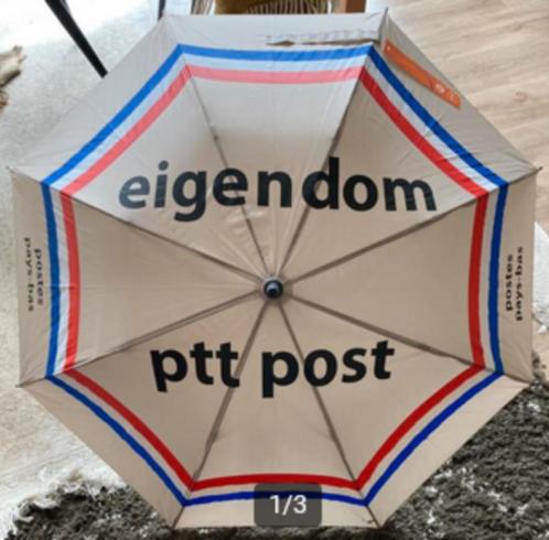 Paraplu Post + zonnehoed   Nieuw!, Sieraden, Tassen en Uiterlijk, Paraplu's, Nieuw, Oranje, Ophalen of Verzenden