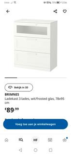 Brimnes ladekast wit, Ophalen