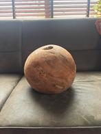 Teak root Ball massief sculpture, Ophalen of Verzenden, Zo goed als nieuw