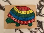 Houten Puzzel ABC Schildpad, Ophalen of Verzenden, Zo goed als nieuw, Overige typen