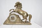 Klok met Paard, Antiek en Kunst, Antiek | Klokken, Ophalen of Verzenden