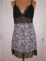 nachthemd maat 38, Verzenden, Zwart, Nachtkleding