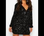 Glitter jurk maat s of m, Verzenden, Zo goed als nieuw, Boven de knie
