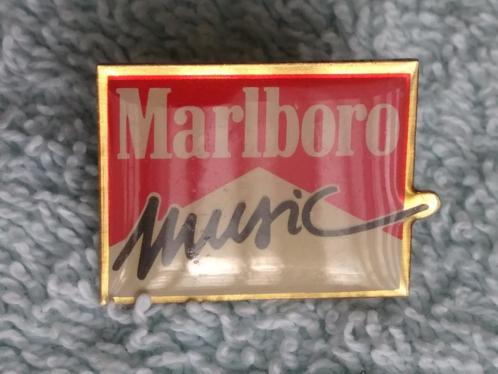 Pin Marlboro Music, Verzamelen, Speldjes, Pins en Buttons, Zo goed als nieuw, Speldje of Pin, Merk, Ophalen