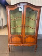 Klassieke houten Toonkast/Servieskast, Antiek en Kunst, Antiek | Meubels | Kasten, Ophalen
