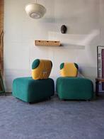 Vintage design stoel Italiaans Morozzi voor Tesi retro chair, Ophalen, Gebruikt, Hout, 75 tot 100 cm