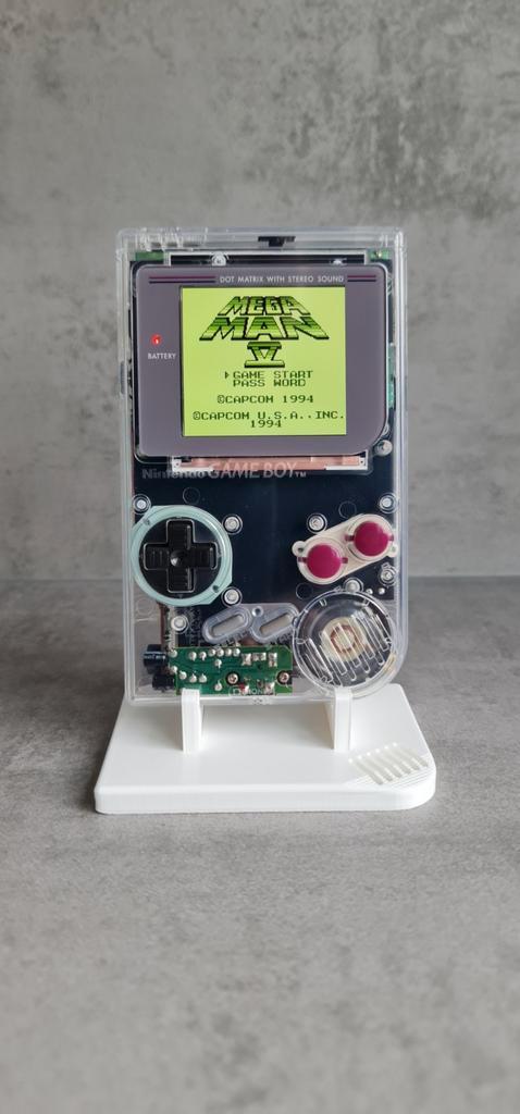 Gameboy DMG-01 Custom IPS Scherm, Spelcomputers en Games, Spelcomputers | Nintendo Game Boy, Refurbished, Game Boy Classic, Ophalen of Verzenden