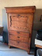 Eikenhouten secretaire kast 160x50x80, Antiek en Kunst, Antiek | Meubels | Kasten, Ophalen