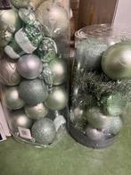 Mint groen kerstballen en deco, Diversen, Kerst, Ophalen, Zo goed als nieuw