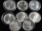 1 troy ounce zilveren munten, Postzegels en Munten, Edelmetalen en Baren, Ophalen of Verzenden, Zilver